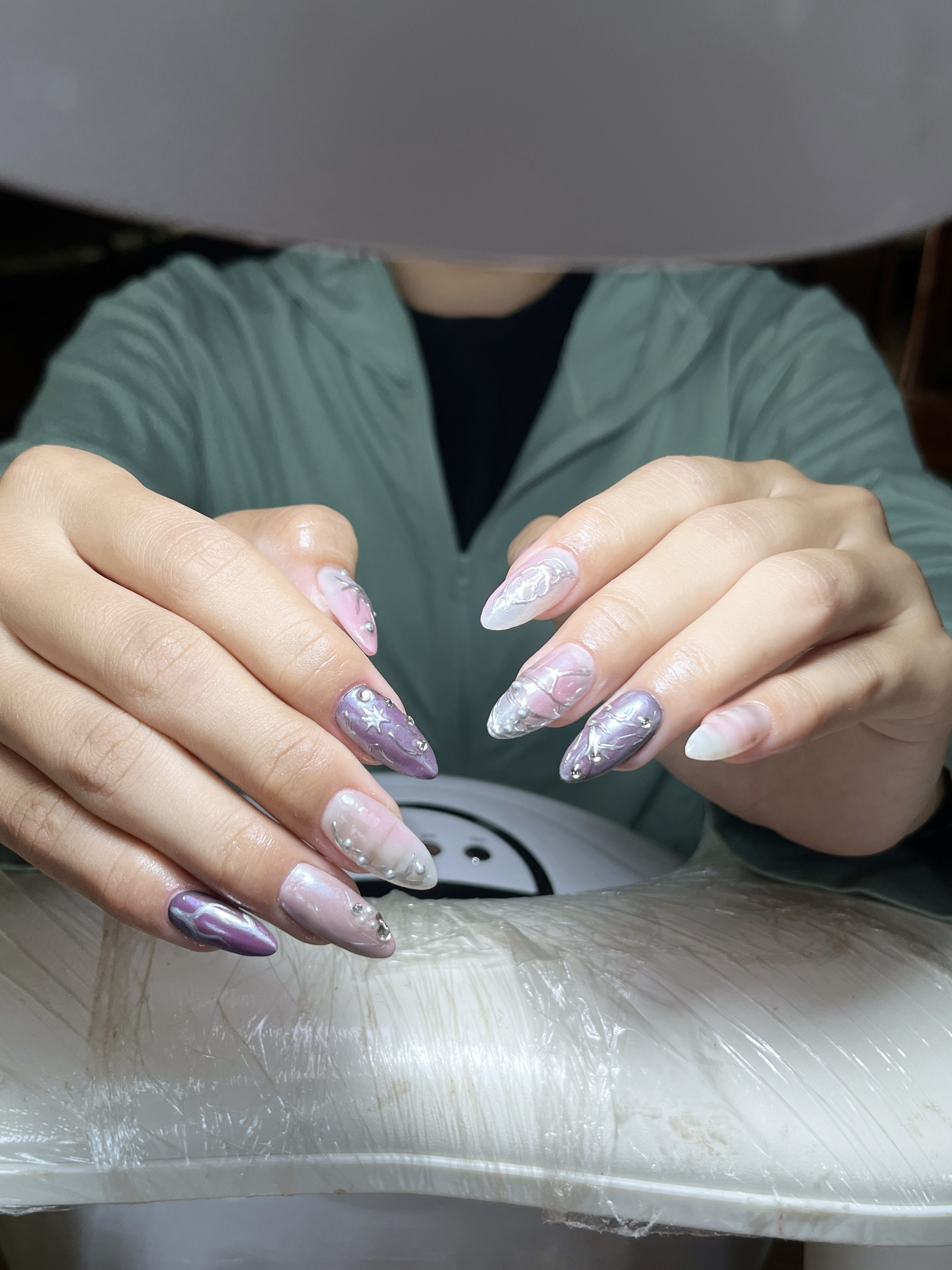 ผลงานทำเล็บเจล อุ้มผาง